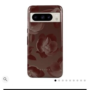 Floral Phone Case - Dark Brown